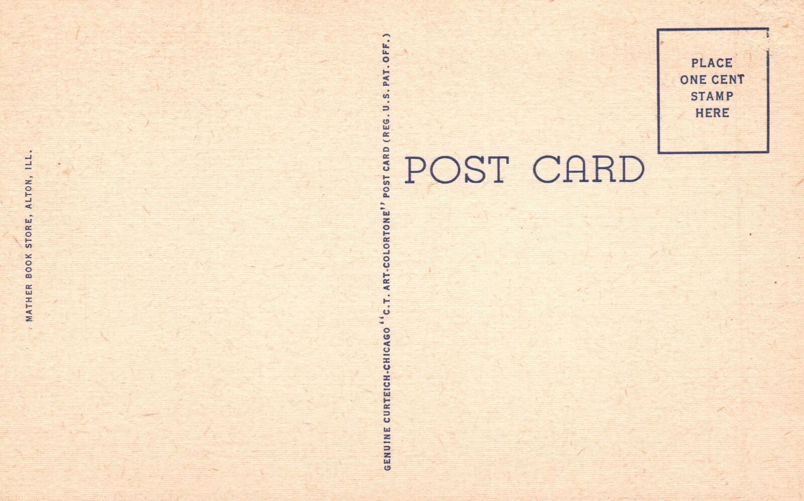 Vintage Postcard Lover's Leap Railroad Hills Bridge In Distance Alton Illinois United States