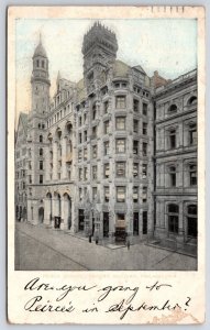 1905 Peirce School Record Building Philadelphia Pennsylvania PA Posted Postcard