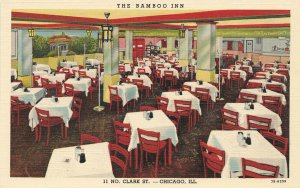 Chicago IL The Bamboo Inn Restaurant Curt Teich Postcard