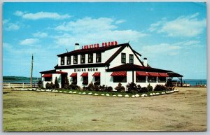 Vtg Lincolnville Maine ME The Lobster Pound Restaurant 1960s View Postcard