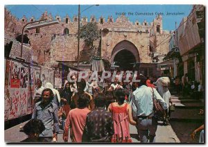 Old Postcard Inside the Damascus Gate Jerusalem