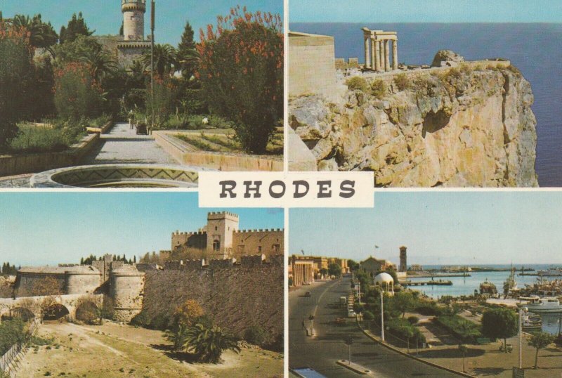 RHODES, Greece - Vintage POSTCARD