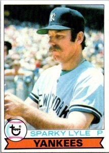 1979 Topps Baseball Card Sparky Lyle New York Yankees