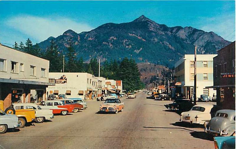 Street Scene Hope BC British Columbia Canada Chrome