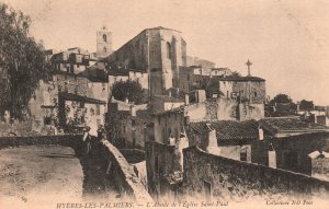 Vintage Postcard Hyeres-Les-Palmiers L'Abside L'Eglise Saint-Paul Hyeres France