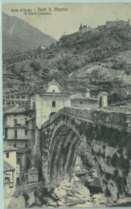 97499 - vintage postcard - AOSTA province - PONT Saint MARTIN 1917-