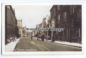 tq0448 - Dorchester , High West Street , Dorset - postcard