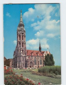 Postcard Matthias church, Budapest, Hungary
