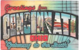 Greetings from Cincinnati, Ohio.  Gateway to the South