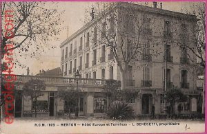 ak1748 - France - VINTAGE POSTCARD - Menton - 1928