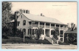 LAKEVILLE, Connecticut CT~Roadside FARNAM TAVERN 1944 Litchfield County Postcard