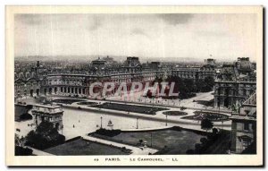 Old Postcard Paris Le Carrousel