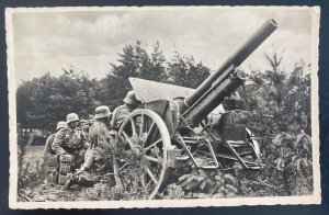 Mint Germany Real Picture Postcard field artillery Wehrmacht WW2