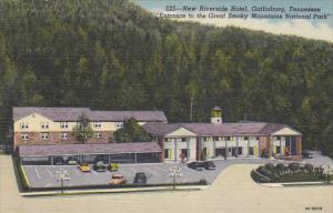 Tennessee Gatlinburg New Riverside Hotel Curteich