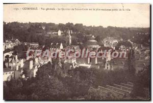 Old Postcard Quimperl Is Vue Generale The Holy Cross Of The Quarter More