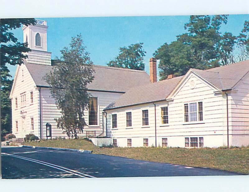 Unused Pre-1980 CHURCH SCENE Long Island - Shelter Island New York NY hs6607