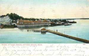 Ottawa Beach Hotel occupation undivided Bosselman Postcard 24-7735