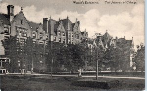 CHICAGO, IL Illinois  University of Chicago WOMEN'S DORMITORIES  c1910s Postcard