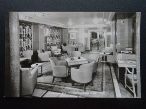 Shipping P & O LINER - HIMALAYA - THE AUSTRALIAN ROOM c1950's RP Postcard