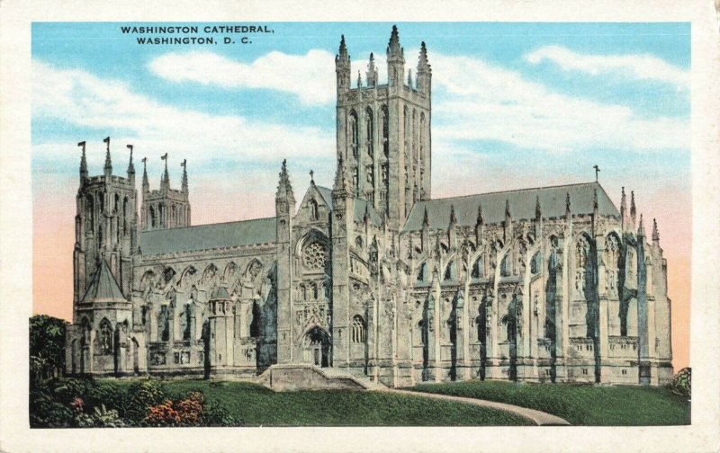 Postcard Washington Cathedral Mount St Alban Washington DC