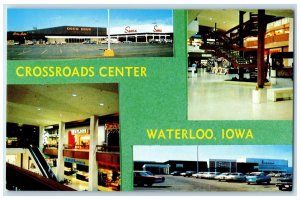 c1960s Crossroads Center Osco Drug Sears Waterloo Iowa IA Unposted Cars Postcard