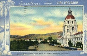 Greetings From - MIsc, California CA  