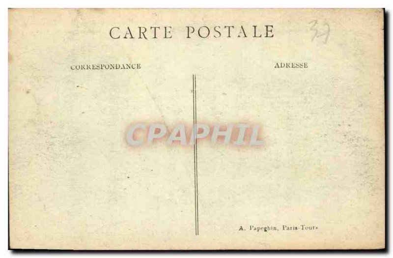 Old Postcard Langeais Chateau