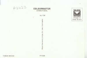 Cornwall & Devon Postcard - Tamar Bridge, Saltash & Plymouth - Ref 15772A