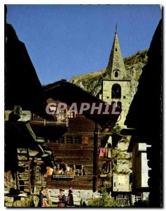 Modern Postcard Souvenir of Valais Evolene Val d'Herens