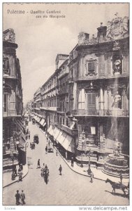 PALERMO , Italy , 00-10s ; Quattro Cantoni , con via macqueda