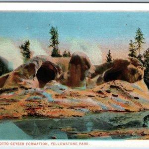 c1910s J.E Haynes Grotto Geyser Formation Geothermal Yellowstone Park 14029 A222