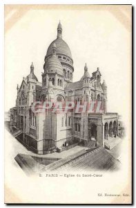 Old Postcard Paris Church of the Sacred Heart
