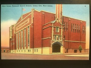 Vintage Postcard 1930-1945 NJ National Guard Armory Jersey City New Jersey (NJ)