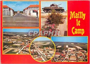 Modern Postcard Mailly le Camp (Aube) Tank Tank Army assault