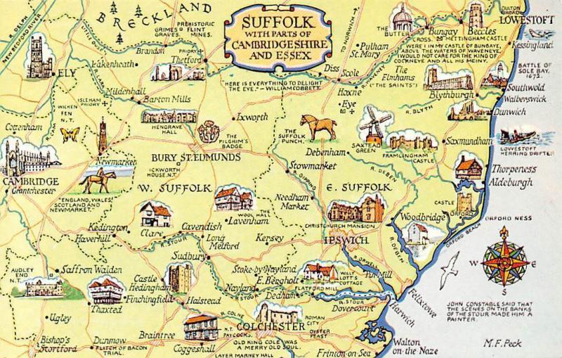 Uk map suffolk Suffolk Map