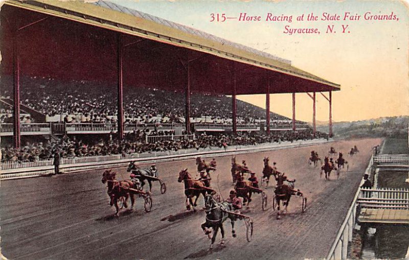Syracuse, NY USA Horse Racing Unused 