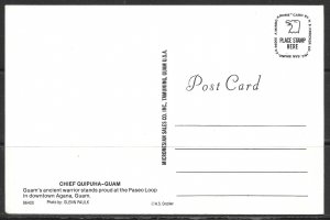 Guam, Agana - Chief Quipuha - [FG-202]