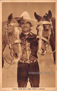 Tony, Tom Mix & Tony Junior Movie Star Actor Actress Film Star Unused 