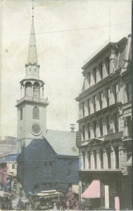 Boston Massachusetts Old South Church 1909 Postmark