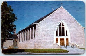 Postcard - St. Mary's Roman Catholic Church - Fort Frances, Ontario, Canada