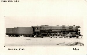 AZO RPPC Postcard New York Central Railroad Locomotive 2743 L-2-A 1920s M73