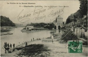 CPA CHARLEVILLE - Vue sur la Meuse (135364)