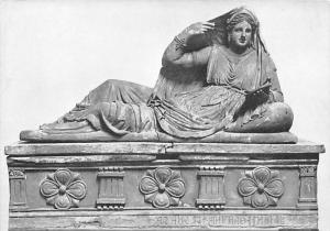 Etruscan Terracotta Sarcophagus - 