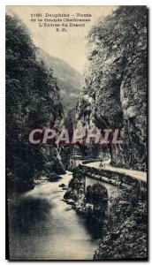 Postcard Old Route Dauphine Grande Chartreuse L'Entree Desert