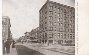 Iowa Sioux City Fourth Street Looking West From Nebraska Street