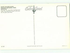 Unused Pre-1980 MANY GLACIER HOTEL Glacier National Park Montana MT hr6098