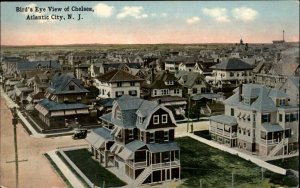 Atlantic City NJ Bird's Eye View of Chelsea c1910 Vintage Postcard