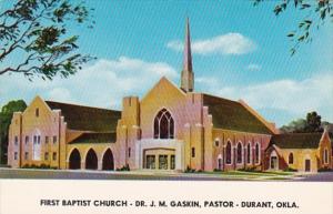 Oklahoma Durant First Baptist Church