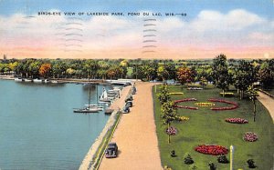 Lakeside Park Bird's Eye View - Fond Du Lac, Wisconsin WI  