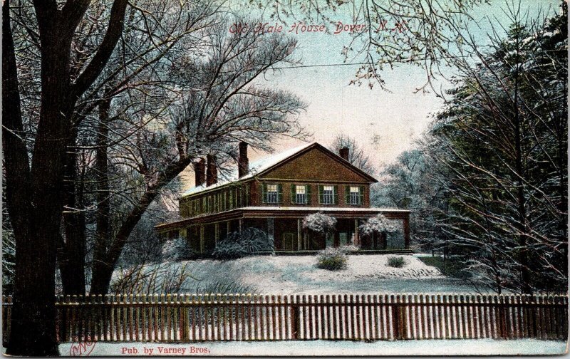 Old Hale House Dover New Hampshire NH Antique Undivided Back Postcard UNP Vtg 